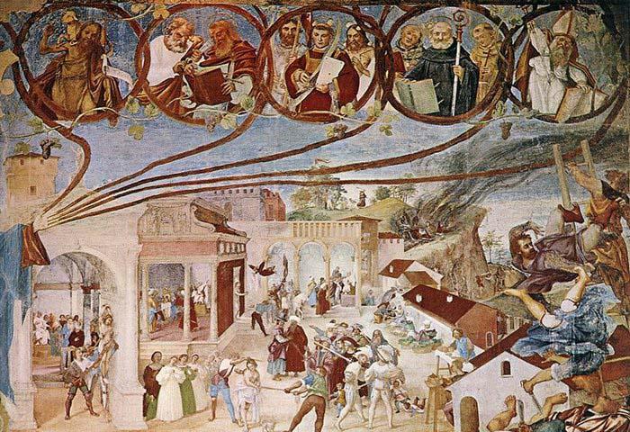 Lorenzo Lotto Stories of St Barbara china oil painting image